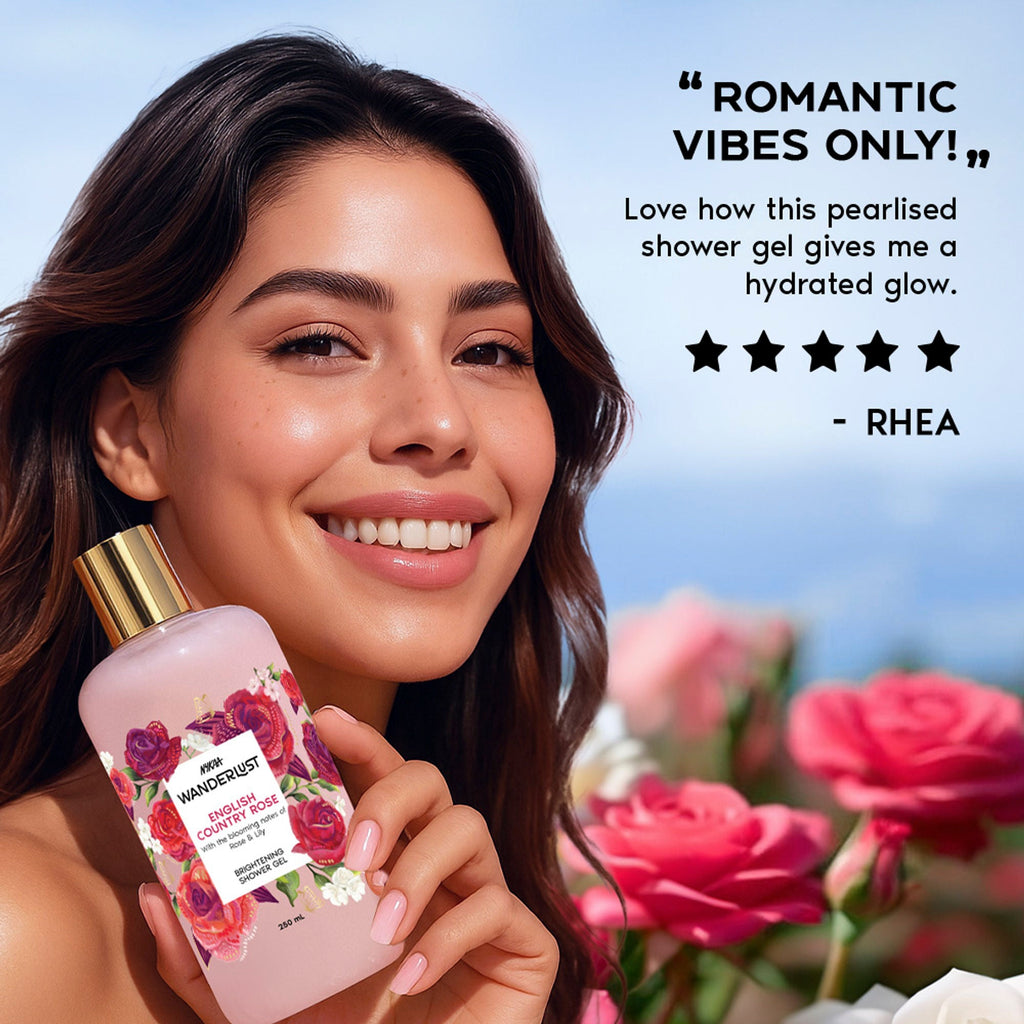 Wanderlust Shower Gels - English Country Rose