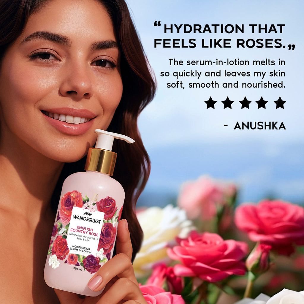 Wanderlust Moisturizing Body Lotion - English Country Rose