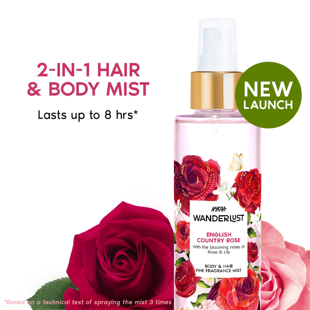 Wanderlust Fragrance Mist For Her - English Country Rose
