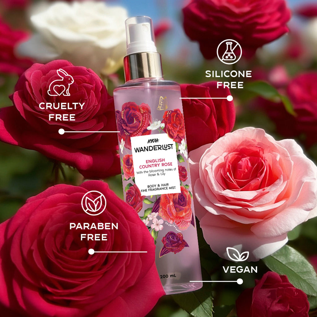Wanderlust Fragrance Mist For Her - English Country Rose