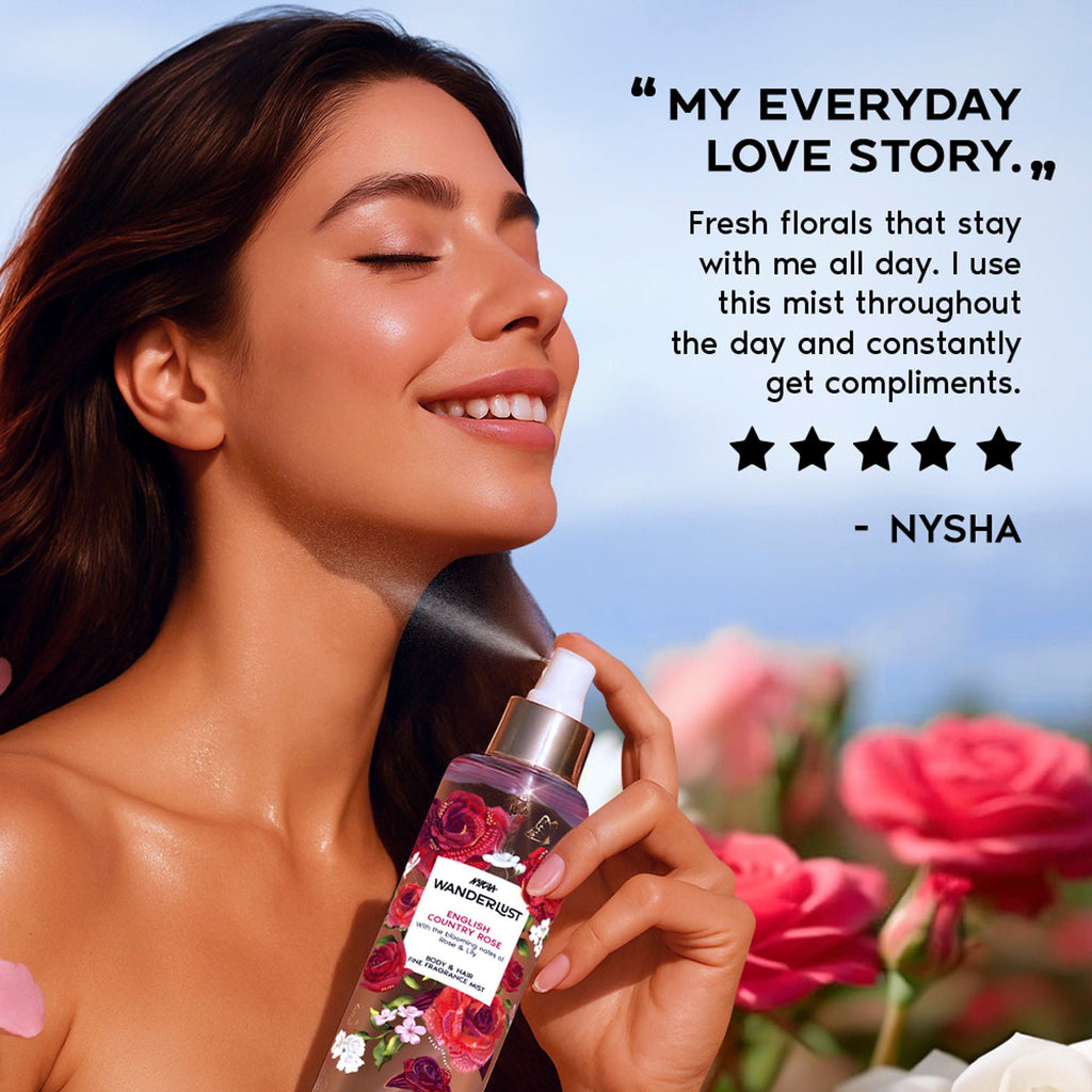 Wanderlust Fragrance Mist For Her - English Country Rose