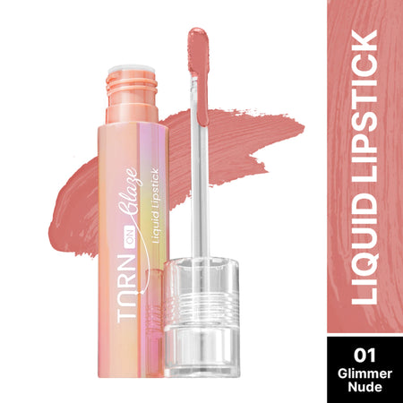 Swiss Beauty Select Turn on Glaze Liquid Lipstick - 1 Glimmer Nude