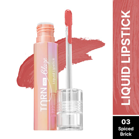 Swiss Beauty Select Turn on Glaze Liquid Lipstick - 3 Spiced Brick