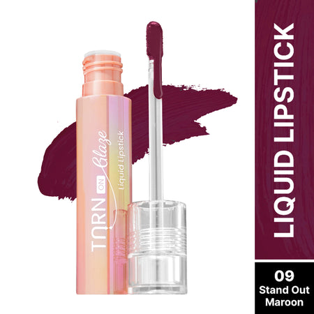 Swiss Beauty Select Turn on Glaze Liquid Lipstick - 9stand Out Maroon
