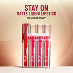 Swiss Beauty Stay On Matte Liquid Lipstick - 4 Intimate Pink