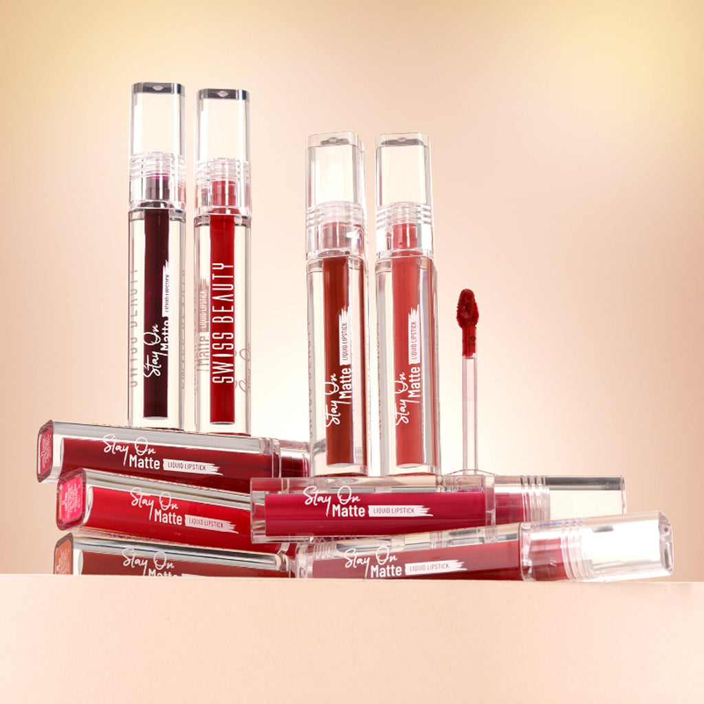 Swiss Beauty Stay On Matte Liquid Lipstick - 4 Intimate Pink