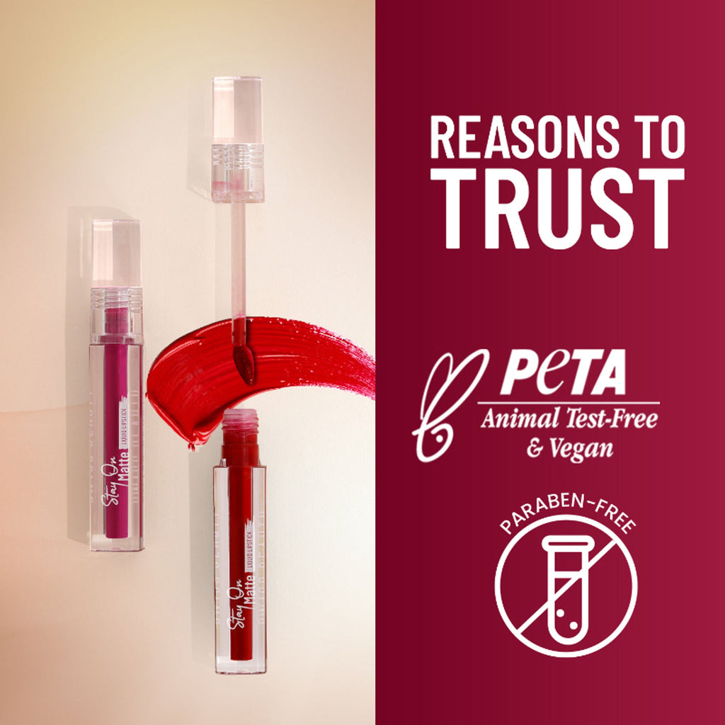 Swiss Beauty Stay On Matte Liquid Lipstick - 4 Intimate Pink