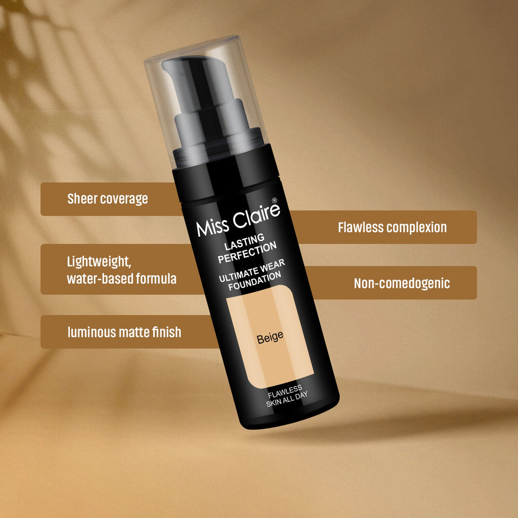 Miss Claire Lasting Perfection Ultimate Wear Foundation - 23 Skin Beige