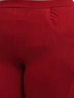 TAG 7 Women Plus Size Ankle Length Cotton Leggings