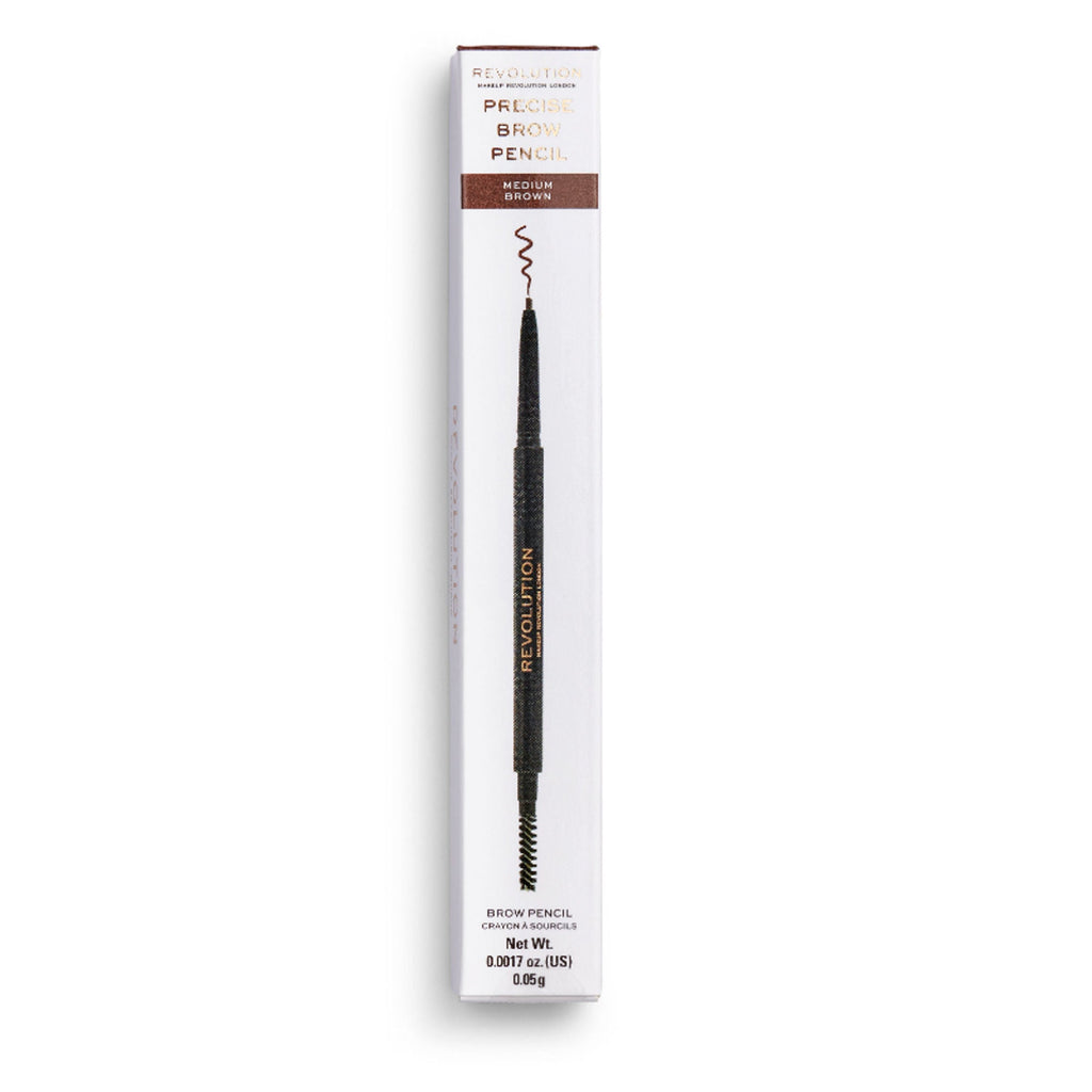 Makeup Revolution Precise Brow Pencil - Medium Brown - Distacart