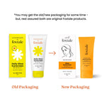 Foxtale Glow Sunscreen SPF 50 PA++++ Lightweight With Vitamin C And Niacinamide For a Dewy Glow, UVA And UVB Filters Prevents Tan - Distacart