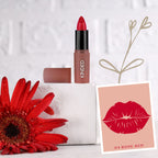 KINDED Satin Saga Bullet Creamy Lipstick With Satin Finish & Vitamin E - 04 Rose Red