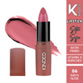 KINDED Satin Saga Bullet Creamy Lipstick With Satin Finish & Vitamin E - 06 Insta Nude