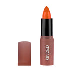 KINDED Satin Saga Bullet Creamy Lipstick With Satin Finish & Vitamin E - 08 Sunkissed Orange