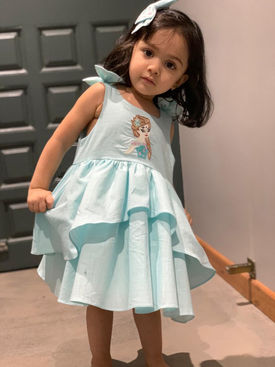 ArthLife Elsa Embroidered Dress