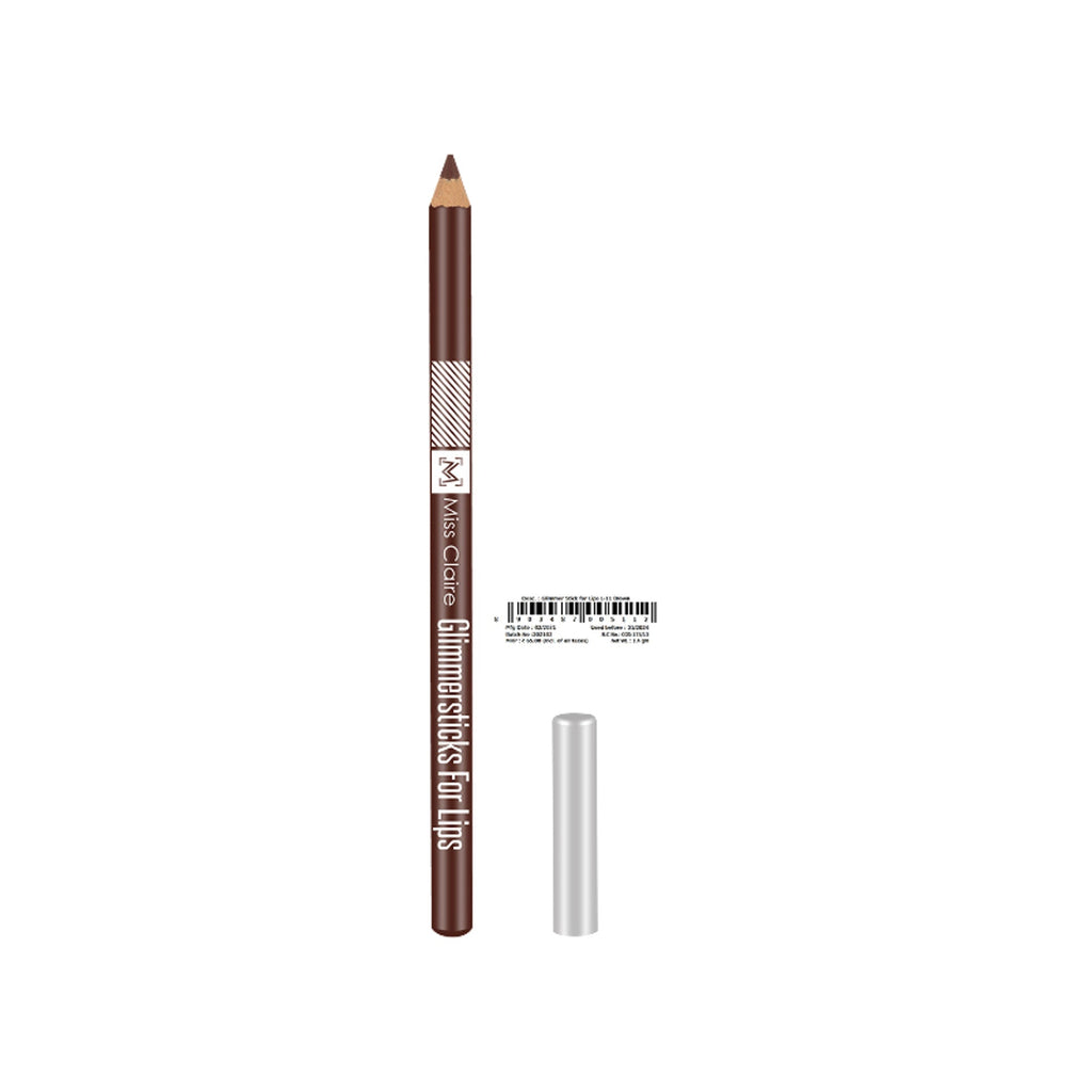 Miss Claire Glimmersticks For Lips - Brown L-11 - Distacart