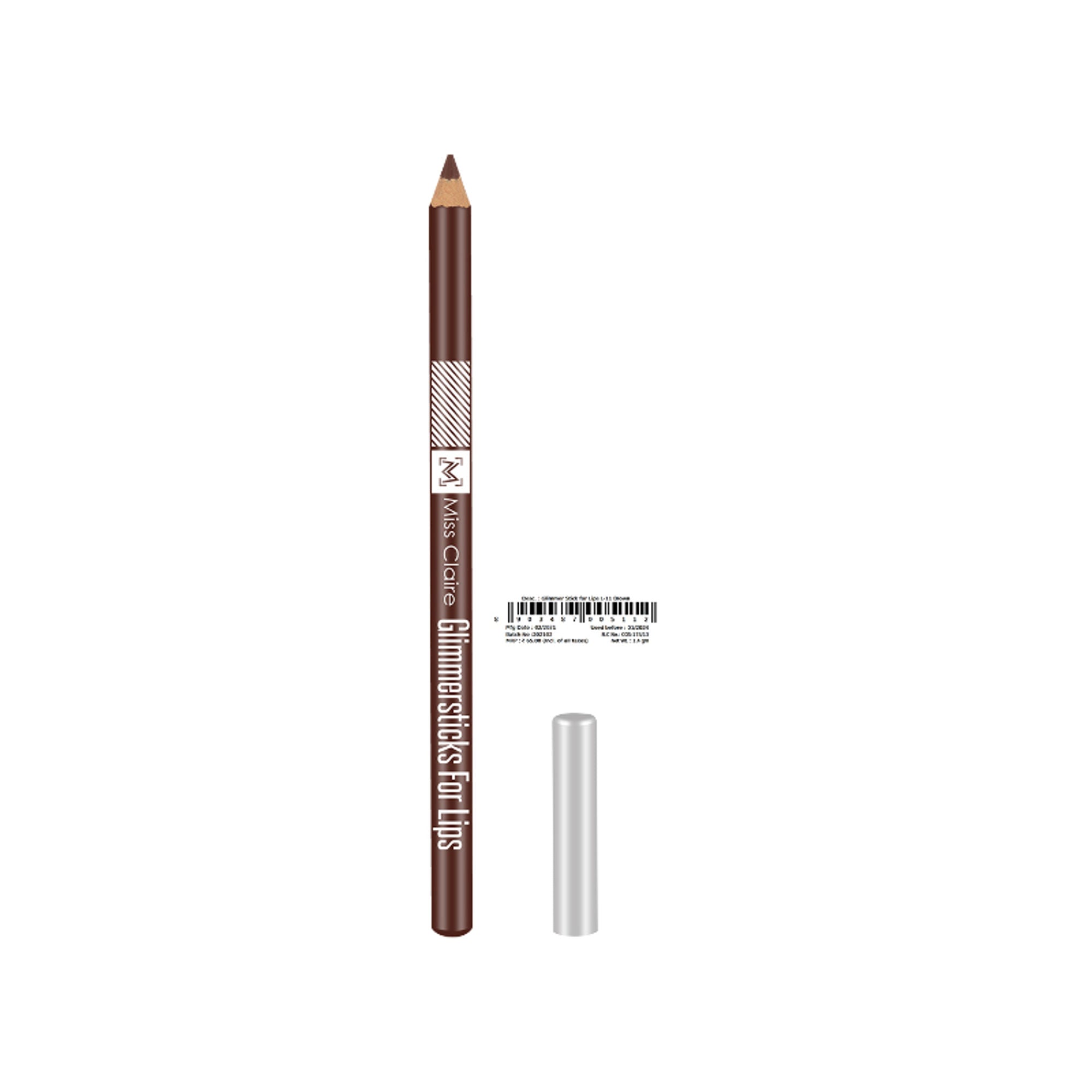 Miss Claire Glimmersticks For Lips - Brown L-11 - Distacart