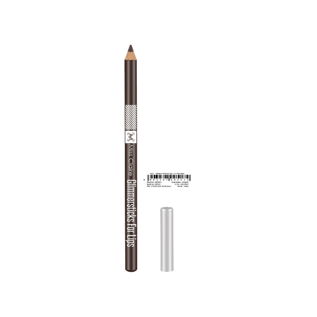 Miss Claire Glimmersticks For Lips - Chocolate L-17 - Distacart
