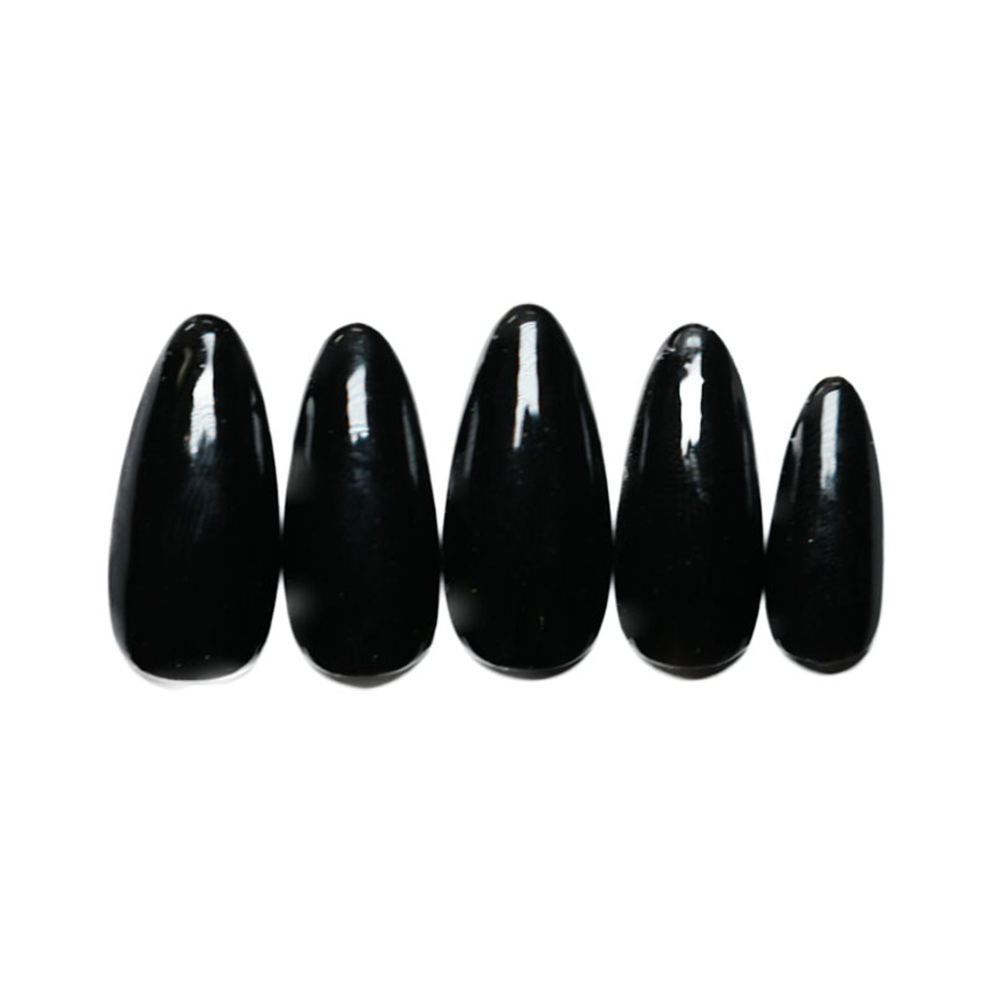 SOEZI Black Beauty Reusable Press On Nails - Application Kit