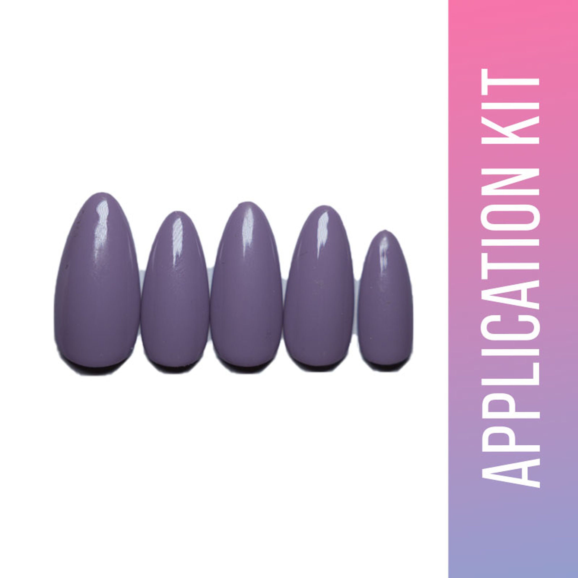 SOEZI Violet Victory Reusable Press On Nails - Application Kit