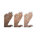 SOEZI Safedi Ki Chamkaar Reusable Press On Nails - Ready To Wear Kit