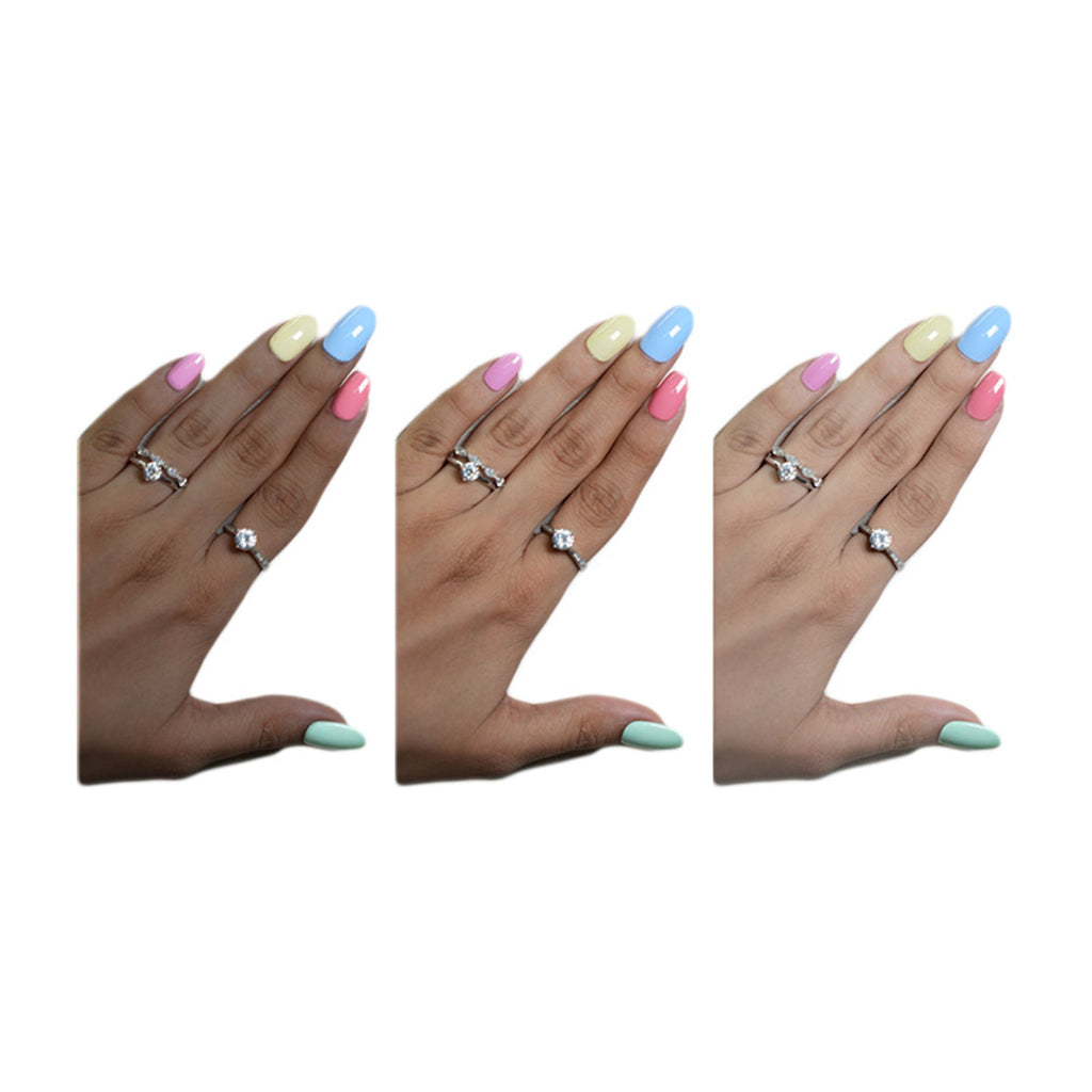 SOEZI Colorful And Confused Reusable Press On Nails - Ready To Wear Kit - Distacart