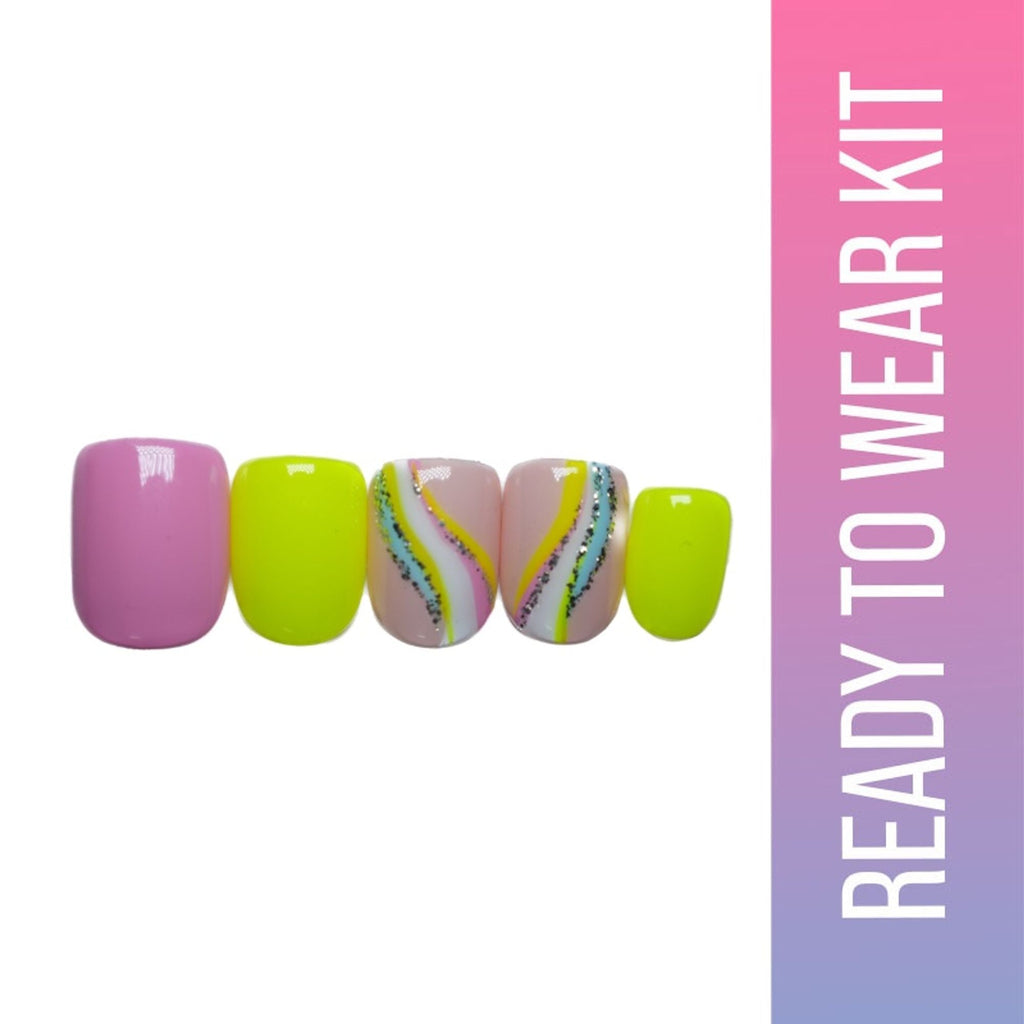 SOEZI Multifaceted Reusable Press On Nails - Ready To Wear Kit