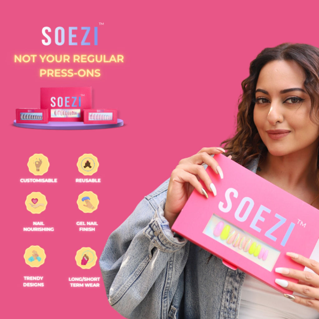 SOEZI Multifaceted Reusable Press On Nails - Ready To Wear Kit