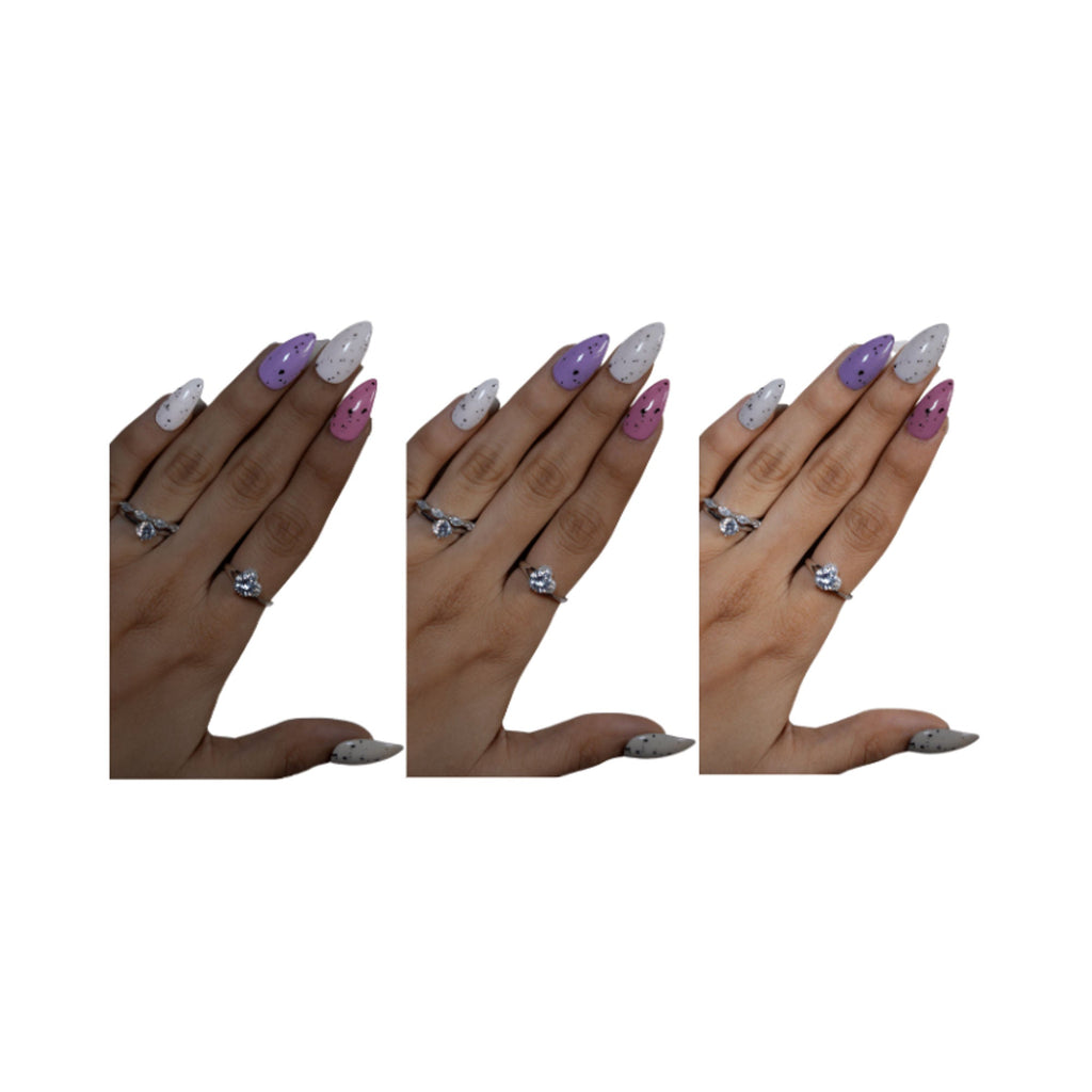 SOEZI Cute And Casual Reusable Press On Nails - Ready To Wear Kit - Distacart