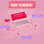 SOEZI Cute And Casual Reusable Press On Nails - Ready To Wear Kit - Distacart