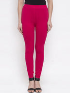 TAG 7 Women Pack Of 2 Solid Churidar-Length Leggings