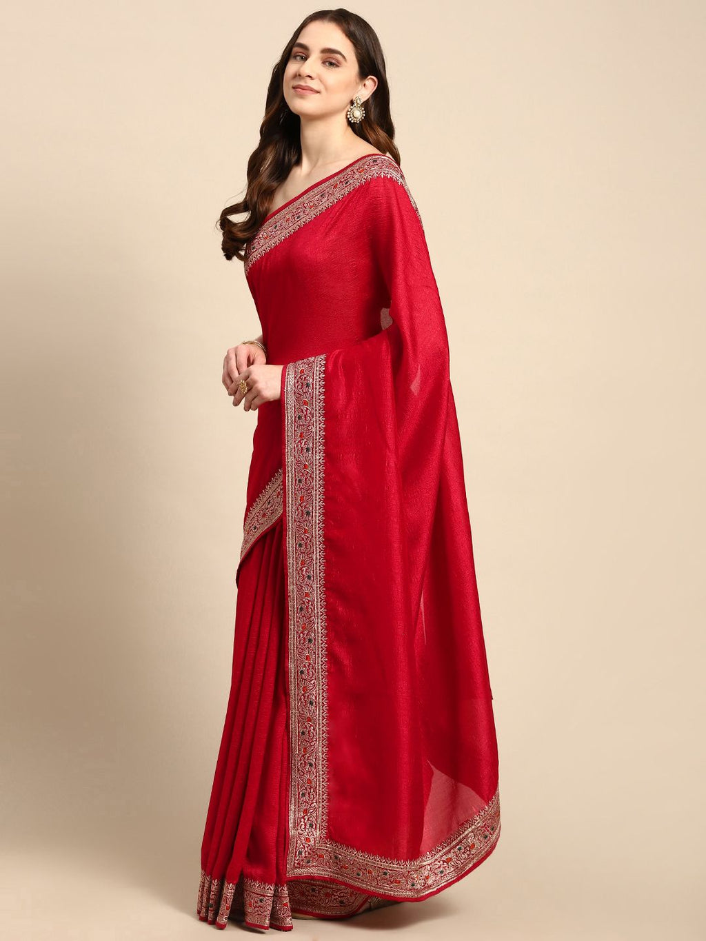 kasee Embroidered Art Silk Saree - Distacart