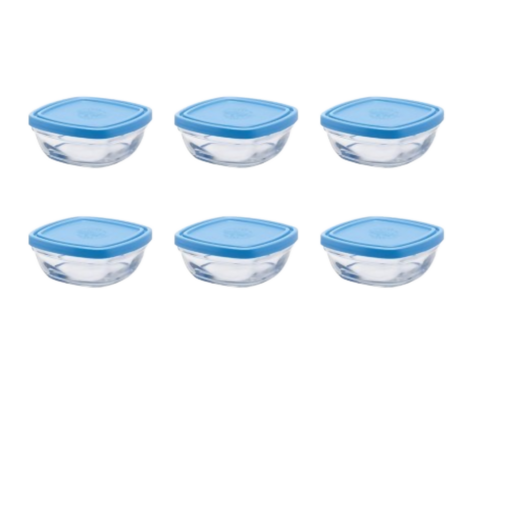 Duralex FreshBox Set of 6 Tempered Glass Container
