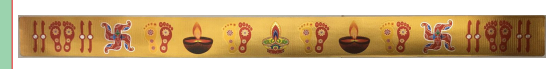 Stickerbazaar Micro Golden Door Border Patti Sticker - Distacart