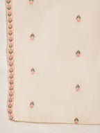 Sangria Embroidered Pure Cotton Regular Kurta & Trousers With Dupatta