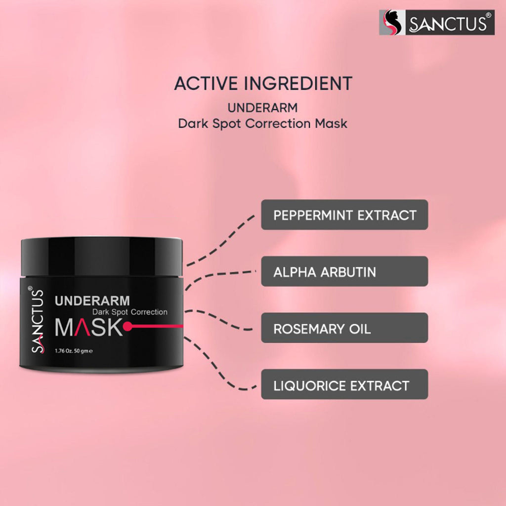SANCTUS Underarm Dark Spot Correction Mask - Distacart