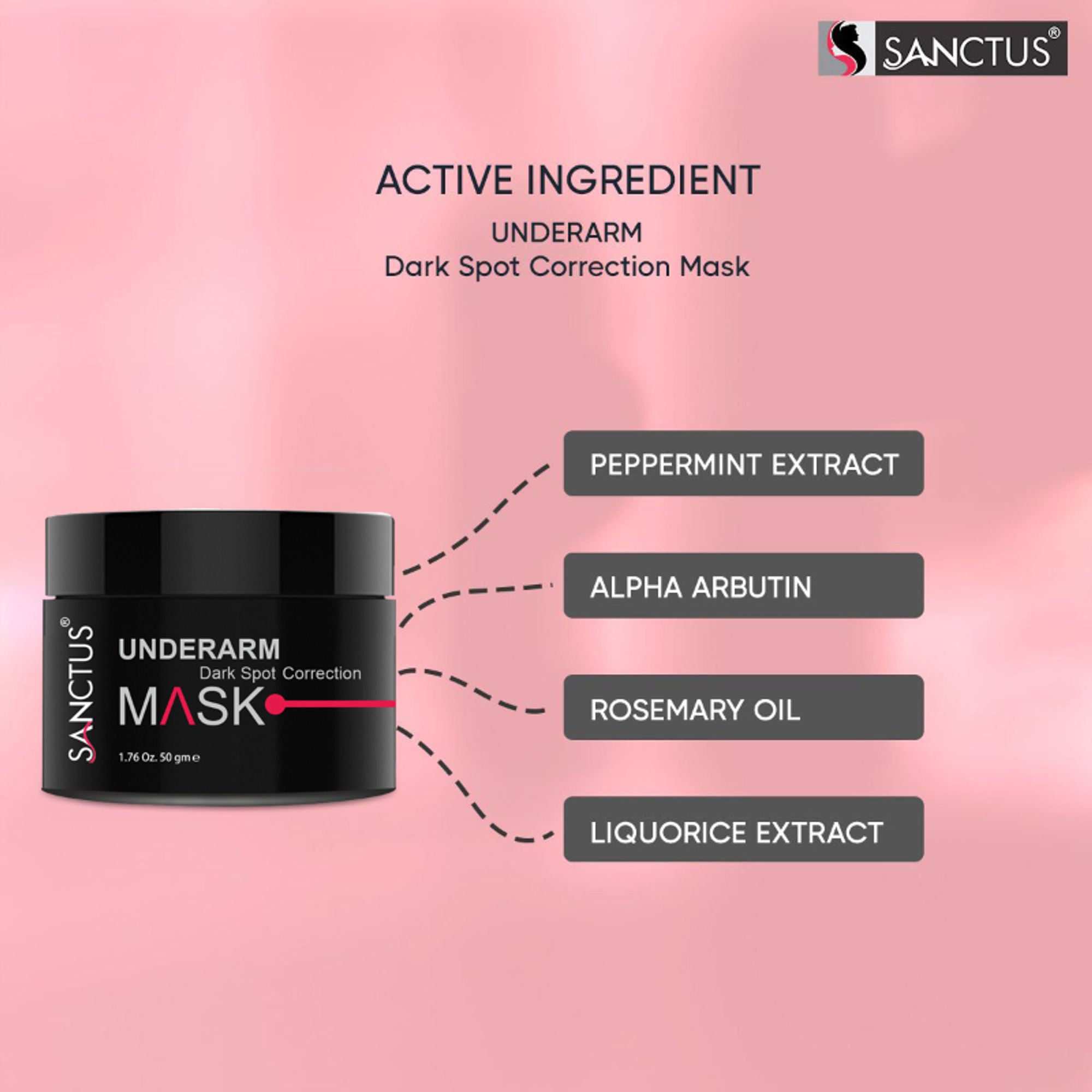 SANCTUS Underarm Dark Spot Correction Mask - Distacart