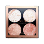 Makeup Revolution Highlighter Cheek Kit - Take A Breather - Distacart