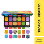 Makeup Revolution Forever Flawless Eyeshadow Palette-18 Smooth & Rich Shade - Bird of Paradise