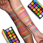 Makeup Revolution Forever Flawless Eyeshadow Palette-18 Smooth & Rich Shade - Bird of Paradise - Distacart