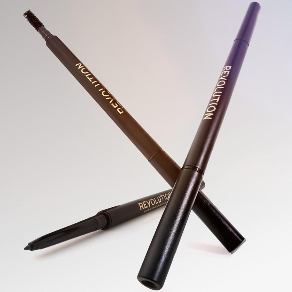 Makeup Revolution Precise Brow Pencil - Dark Brown - Distacart