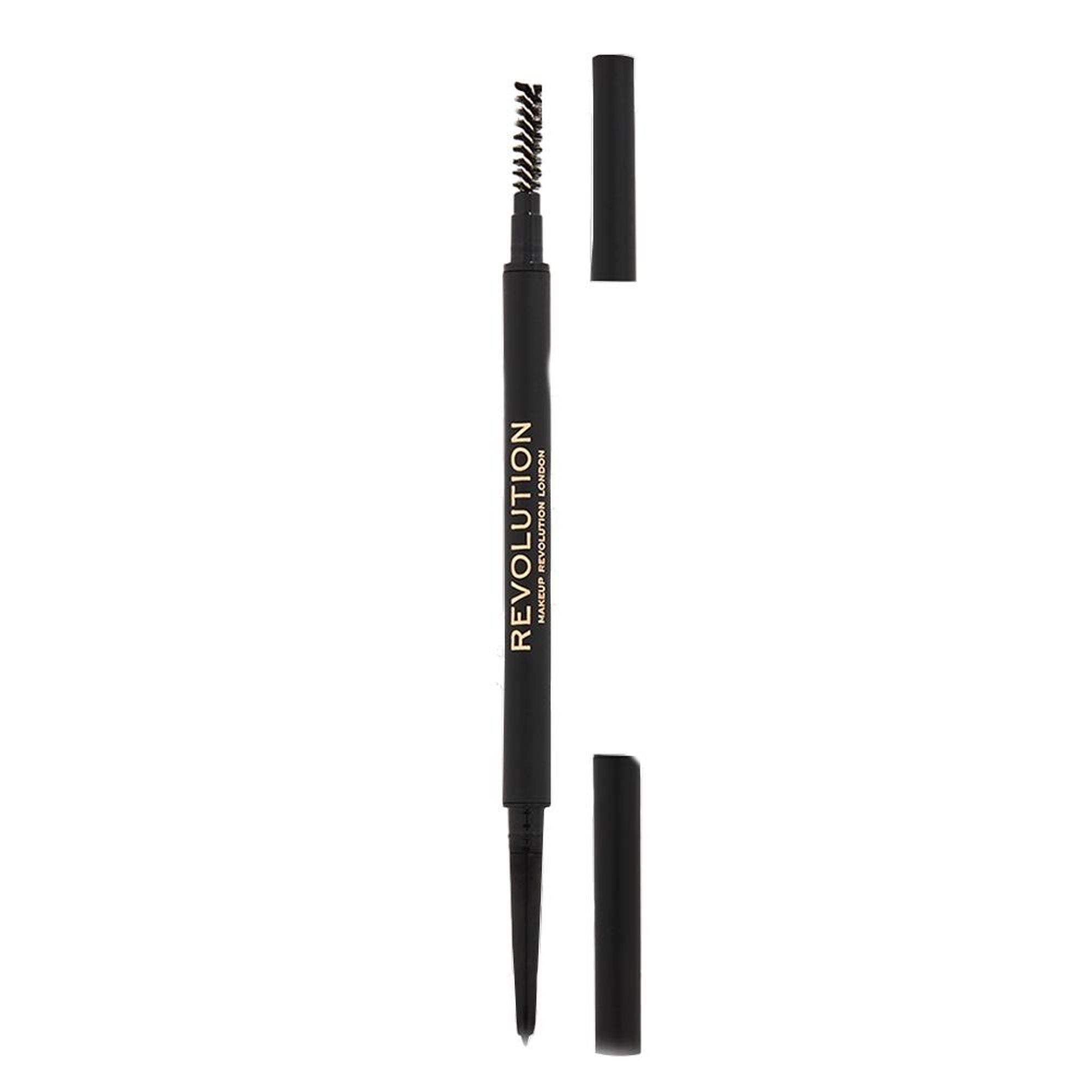 Makeup Revolution Precise Brow Pencil - Dark Brown - Distacart