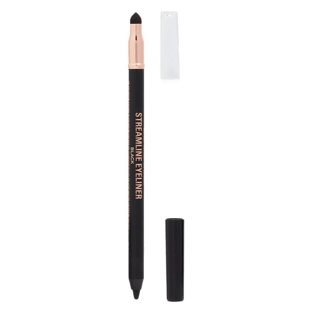 Makeup Revolution Streamline Waterline Eyeliner Pencil-Ultra Creamy Smudge Proof Smokey Looks - Black