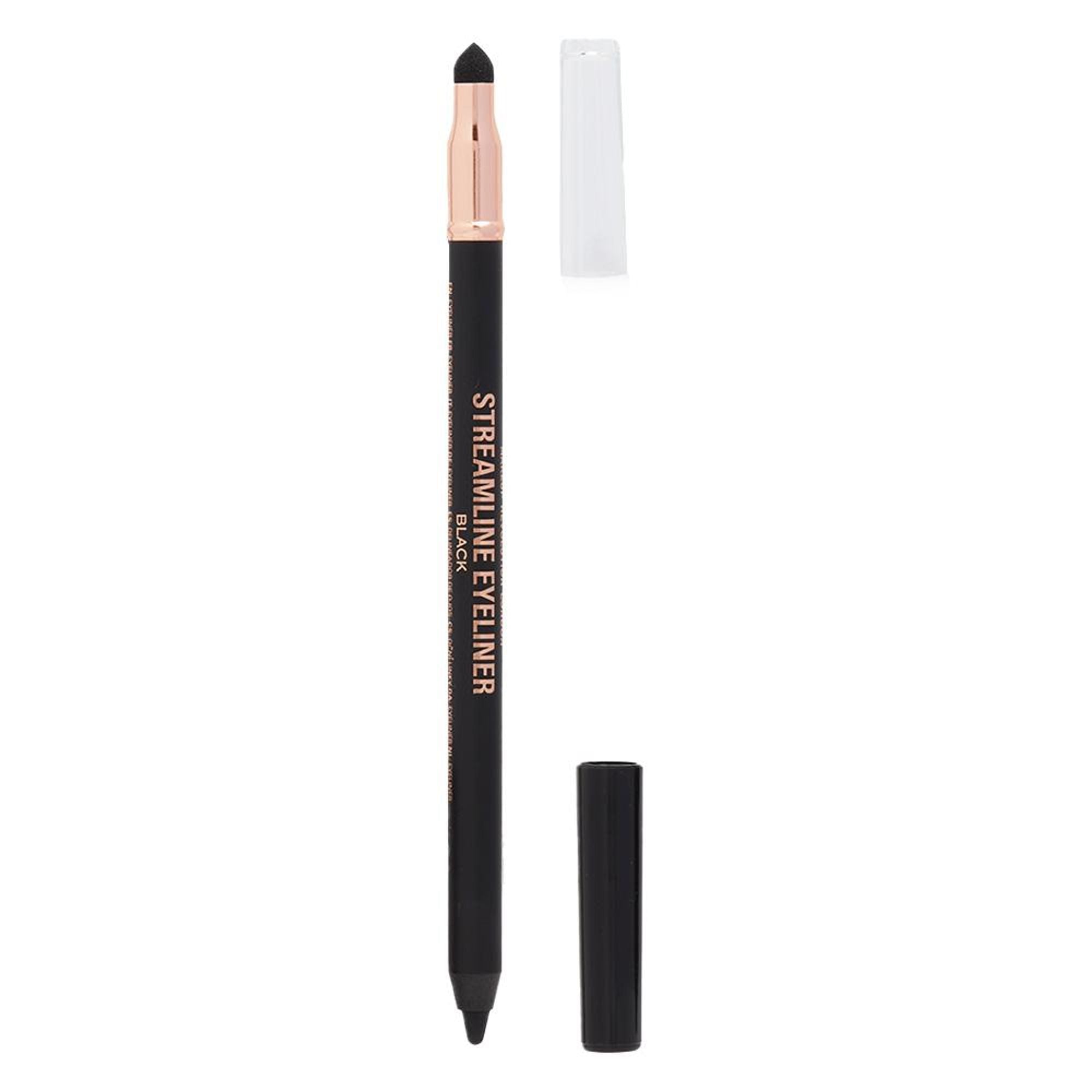 Makeup Revolution Streamline Waterline Eyeliner Pencil-Ultra Creamy Smudge Proof Smokey Looks - Black