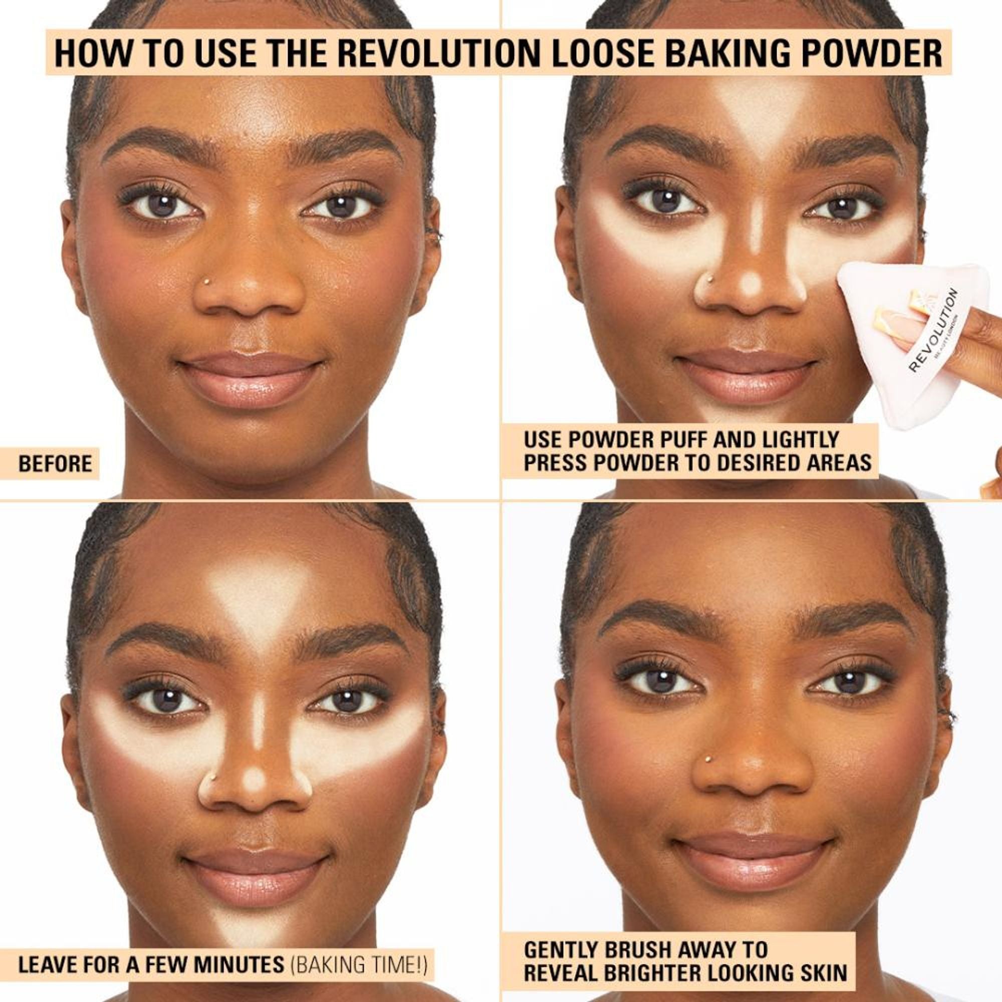 Makeup Revolution Banana Deep Loose Baking Powder