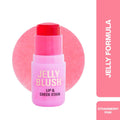 Makeup Revolution Jelly Blush Stick Lip and Cheek Stain - Strawberry Pink