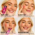 Makeup Revolution Jelly Blush Stick Lip and Cheek Stain - Strawberry Pink