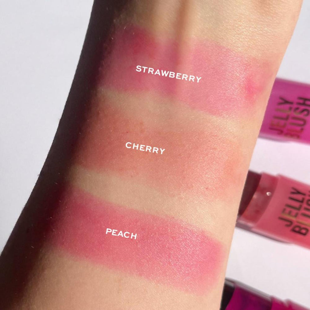 Makeup Revolution Jelly Blush Stick Lip and Cheek Stain - Cherry Red - Distacart