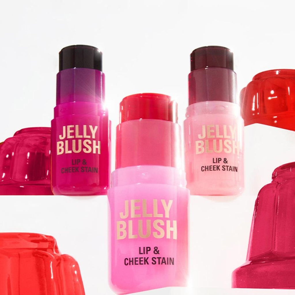 Makeup Revolution Jelly Blush Stick Lip and Cheek Stain - Cherry Red - Distacart