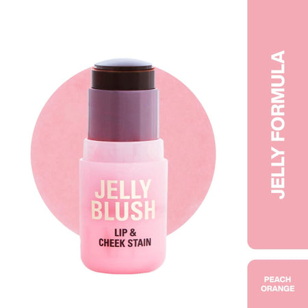 Makeup Revolution Jelly Blush Stick Lip and Cheek Stain - Peach Orange